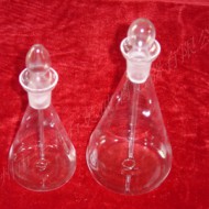 Quartz classic triangular flask
