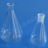 Quartz triangle flask